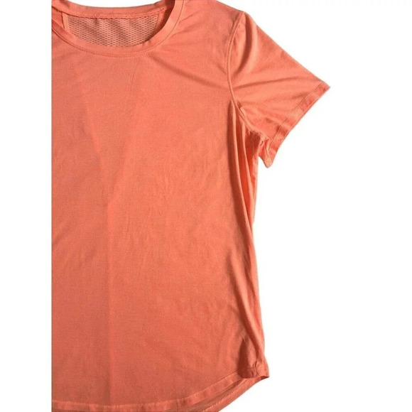 Kirkland Short Sleeve Athletic Top Neon Orange Size Medium - Picture 2 of 5